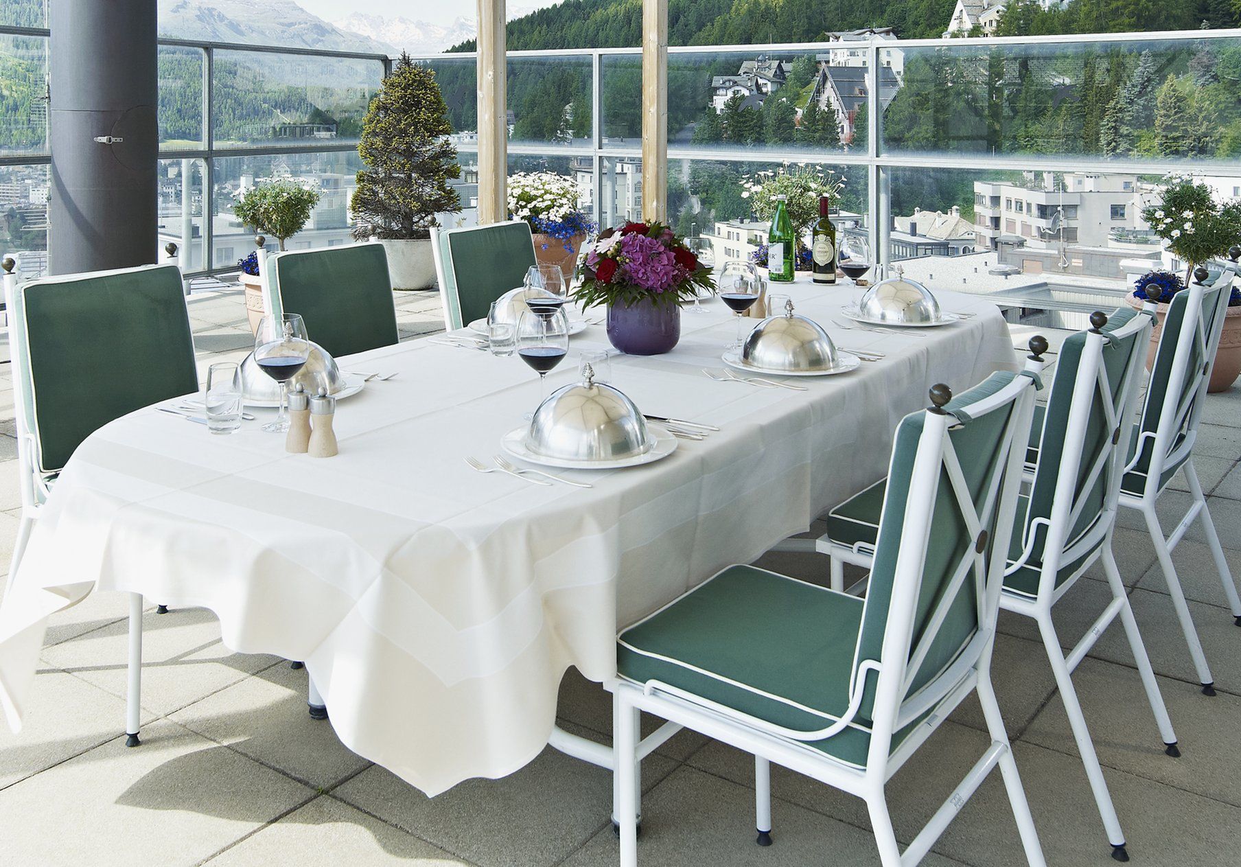 Crystal Hotel Superior Sankt Moritz Restaurant bilde